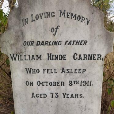GARNER William Hinde -1911
