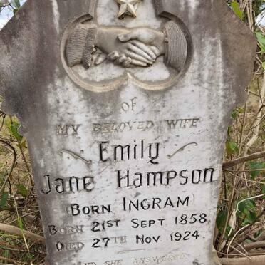 HAMPSON Emily Jane nee INGRAM 1858-1924