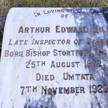 HILL Arthur Edward 1862-1929