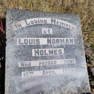 HOLMES Louis Norman -1939