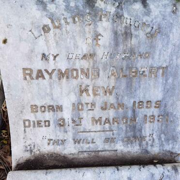 KEW Raymond Albert 1895-1931