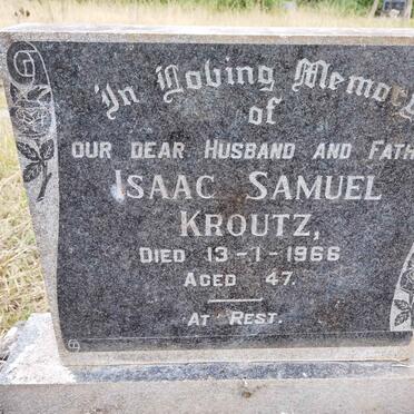 KROUTZ Isaac Samuel -1966