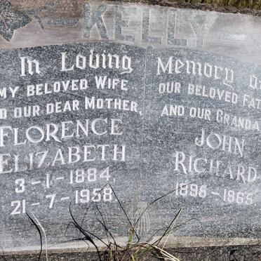 KELLY John Richard 1895-1965 &amp; Florence Elizabeth 1884-1958