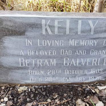 KELLY Betram Calverley 1903-1976