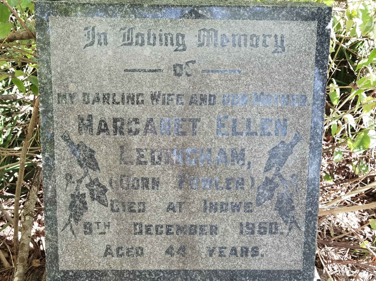 LEDINGHAM Margaret Ellen nee FOWLER -1950