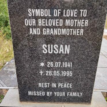 MARAIS Susan 1941-1995