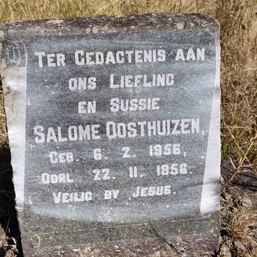 OOSTHUIZEN Salome 1956-1956