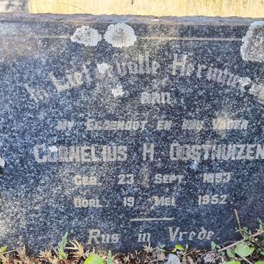 OOSTHUIZEN Cornelius H. 1893-1952