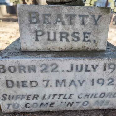 PURSE Beatty 1919-1922