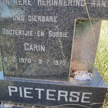 PIETERSE Carin 1970-1973