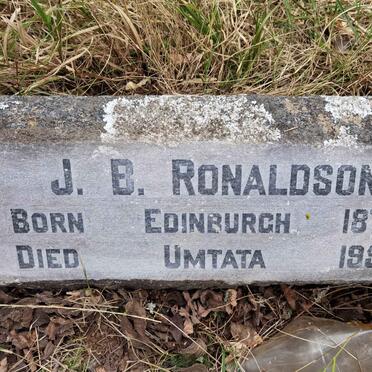 RONALDSON J.B. 1879-1952