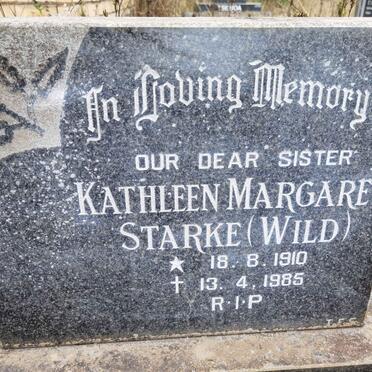 STARKE Kathleen Margaret nee WILD 1910-1985