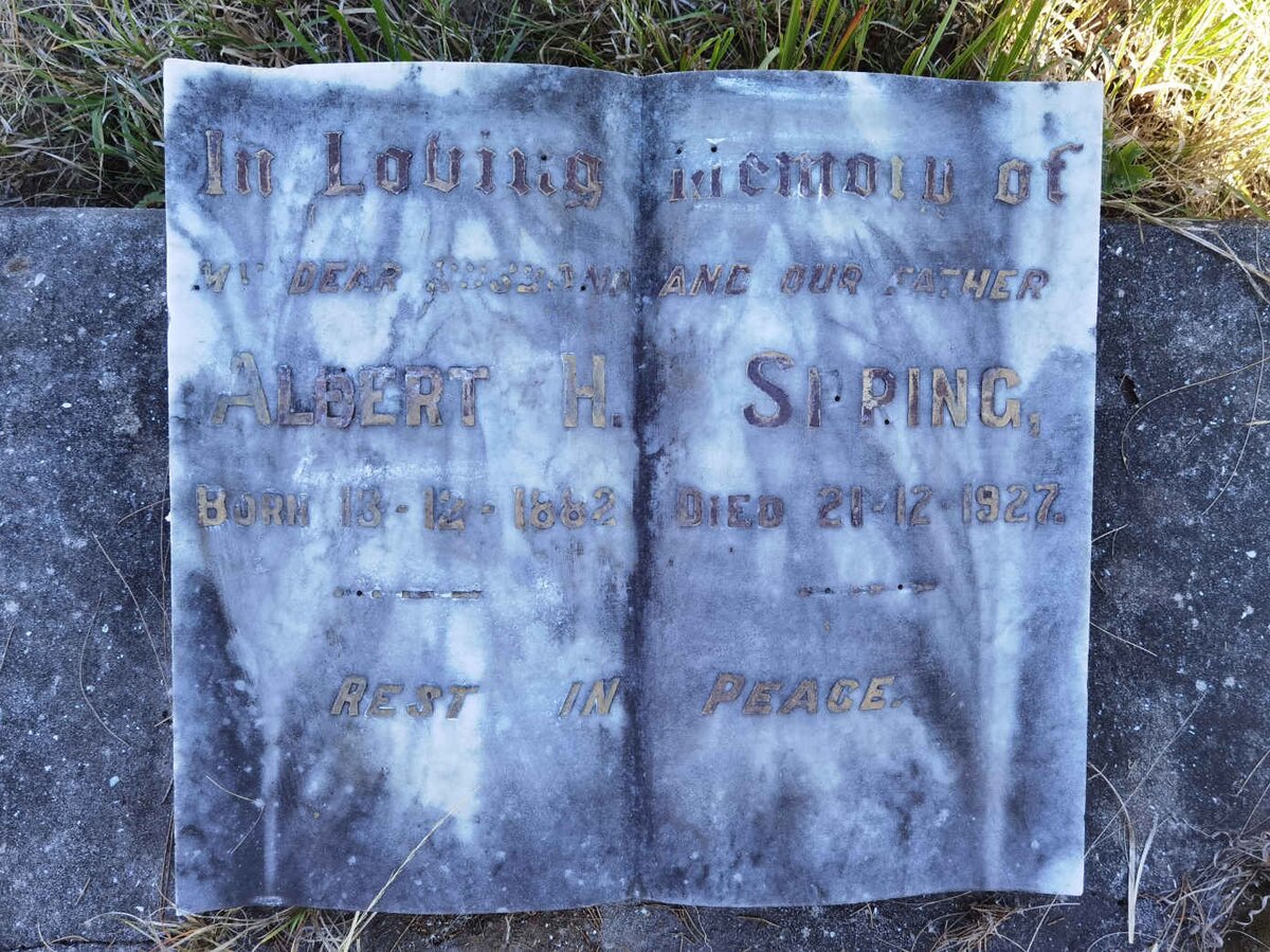 SPRING Albert H. 1882-1927