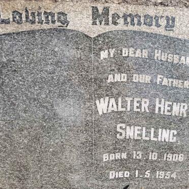 SNELLING Walter Henry 1906-1954