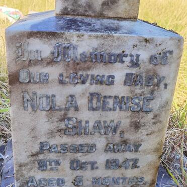 SHAW Nola Denise -1947