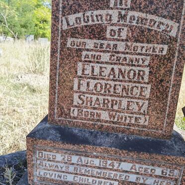 SHARPLEY Eleanor Florence nee WHITE -1947