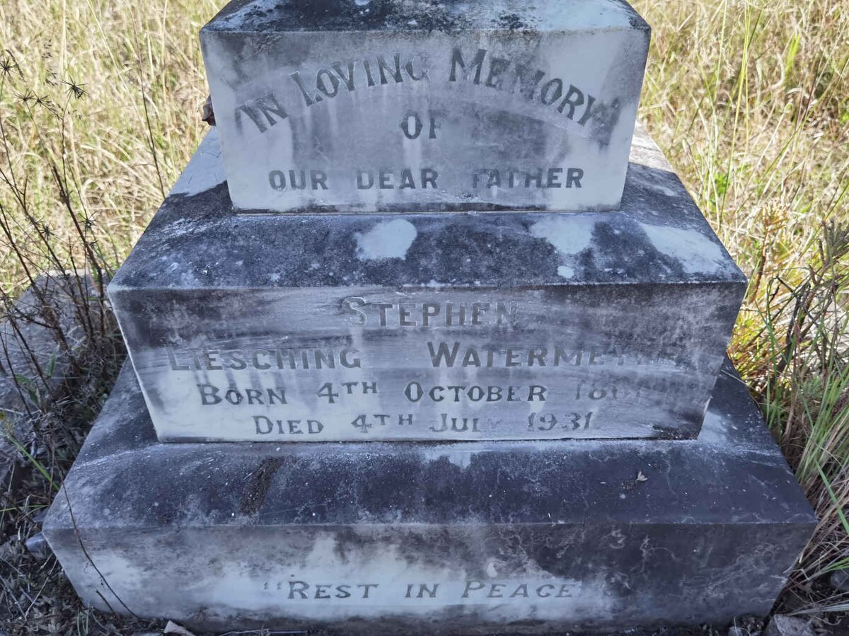 WATERMEYER Stephen Liesching 18??-1931