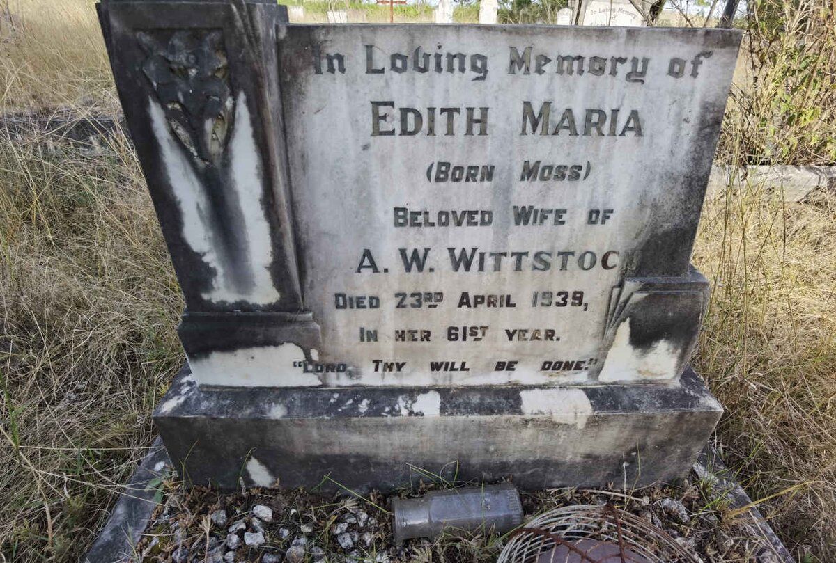 WITTSTOCK Edith Maria nee MOSS -1939
