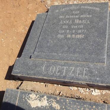COETZEE Anna Maria nee VENTER 1877-1962