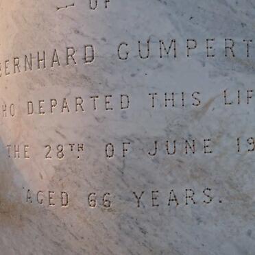 GUMPERT Charles Gabriel 1896- &amp; Emma -1904