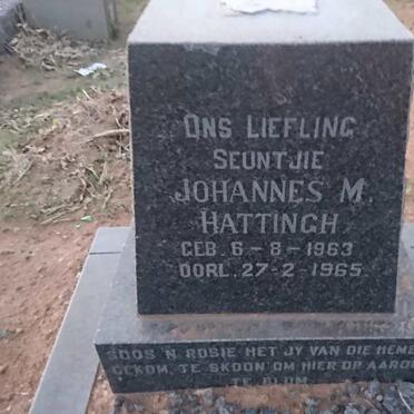 HATTINGH Johannes M. 1963-1965