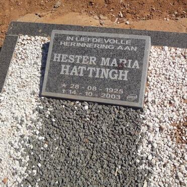 HATTINGH Hester Maria 1925-2003