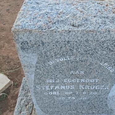 KRUGER Stefanus -1920