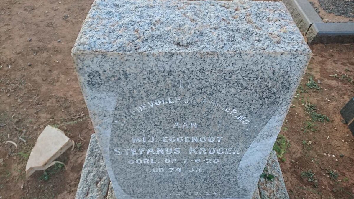 KRUGER Stefanus -1920