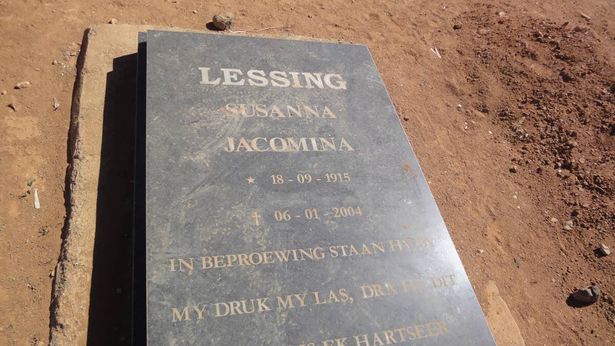 LESSING Susanna Jacomina 1915-2004