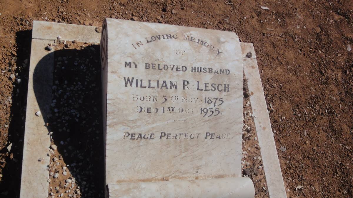 LESCH William R. 1875-1935