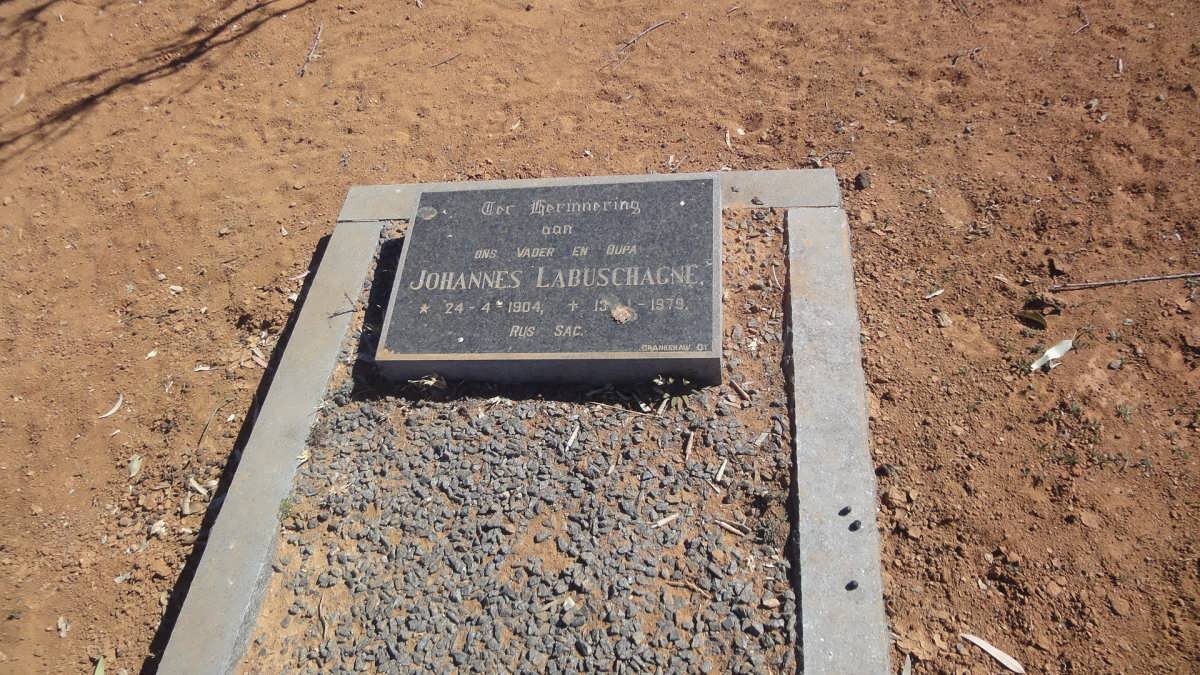 LABUSCHAGNE Johannes 1904-1979