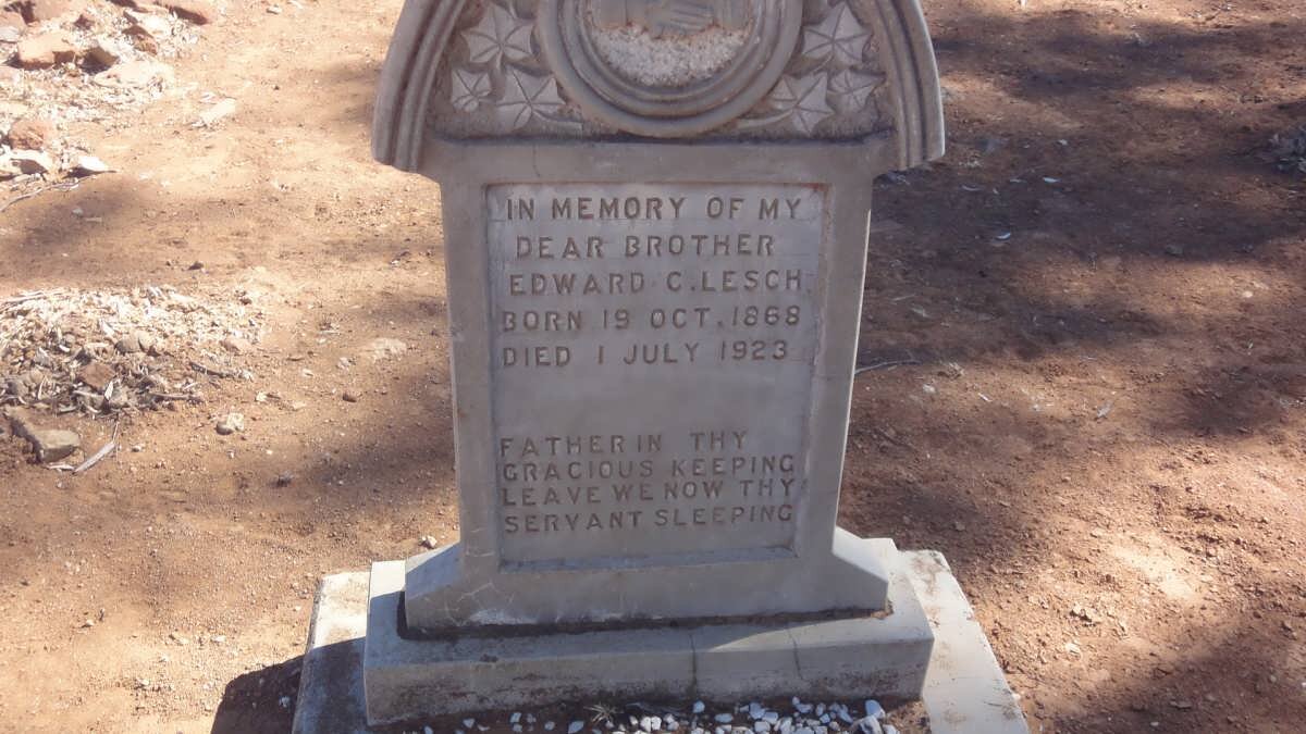 LESCH Edward C. 1868-1923