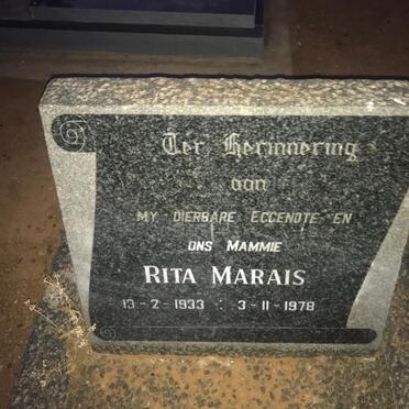 MARAIS Rita 1933-1978