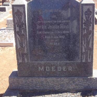 OLIVIER Dirkie Jacoba nee GROBLER 1886-1942