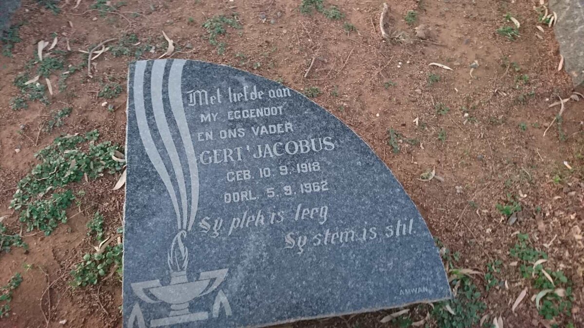 OELOFSE Gert Jacobus 1918-1962