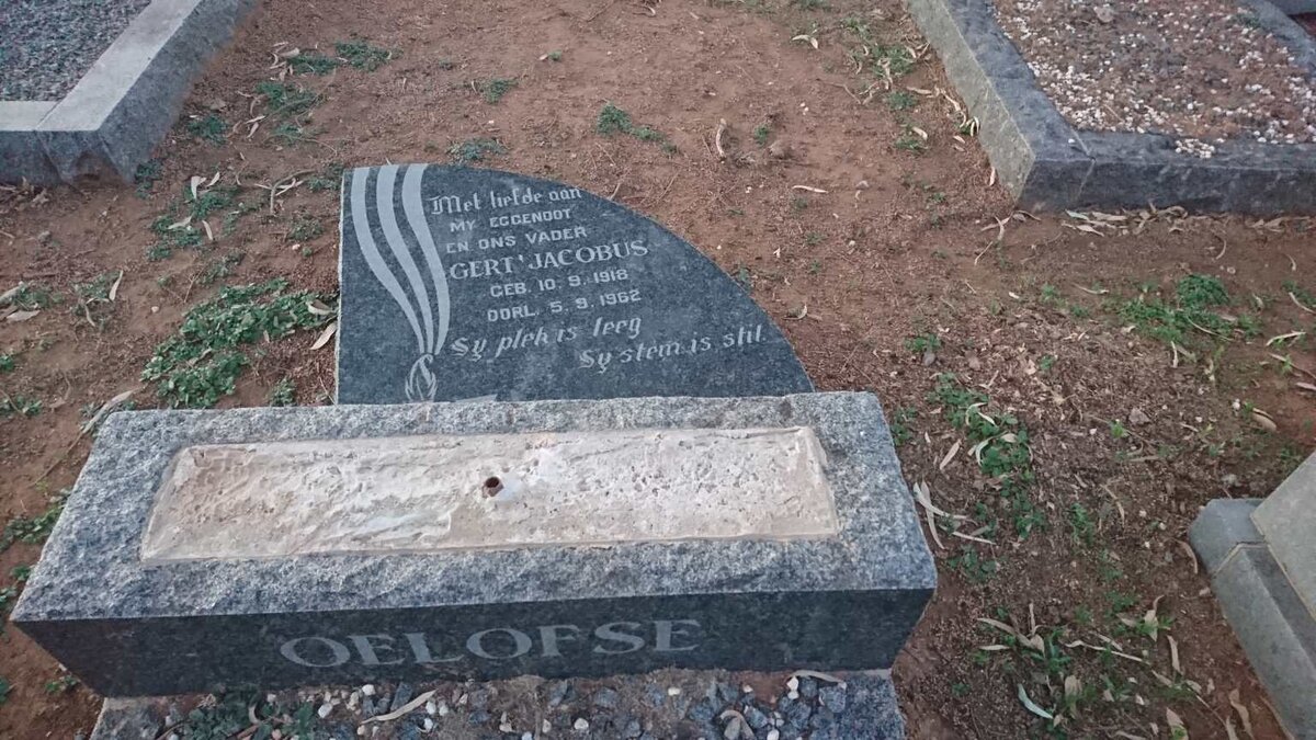 OELOFSE Gert Jacobus 1918-1962