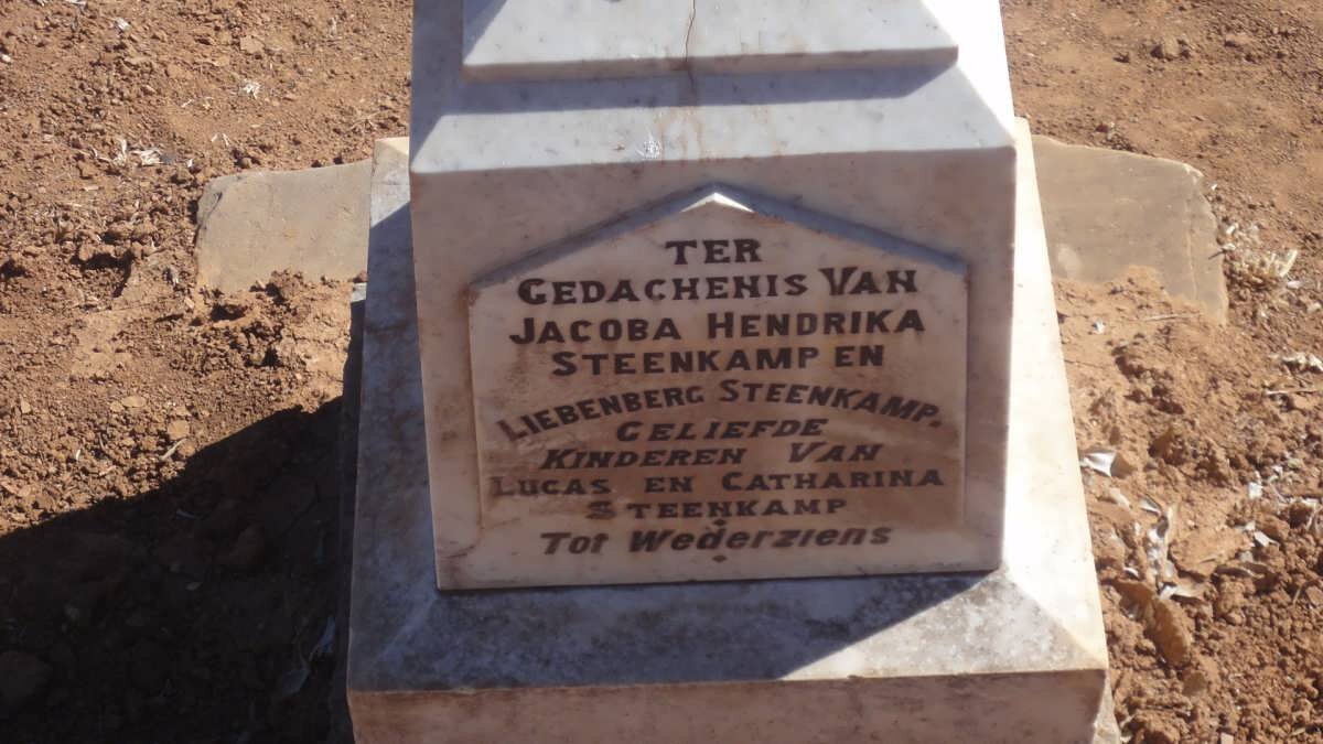 STEENKAMP Jacoba Hendrika :: STEENKAMP Liebenberg