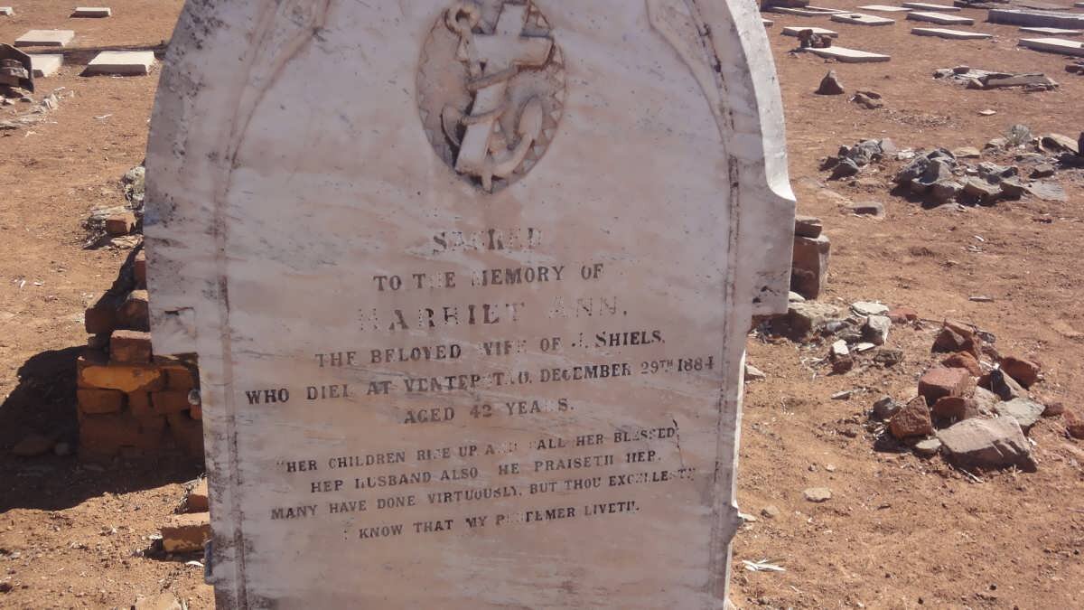 SHIELS Harriet Ann -1884