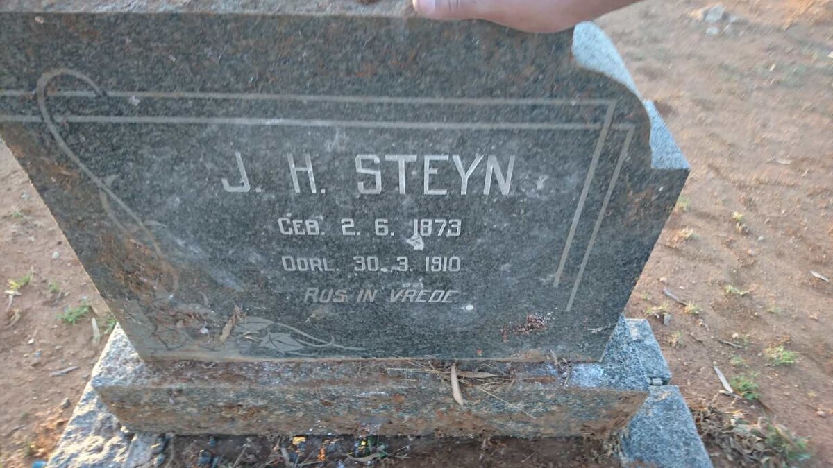 STEYN J.H. 1873-1910