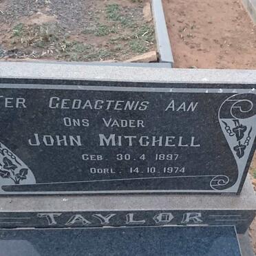 TAYLOR John Mitchell 1897-1974 &amp; Maria Magdalena 1897-1969