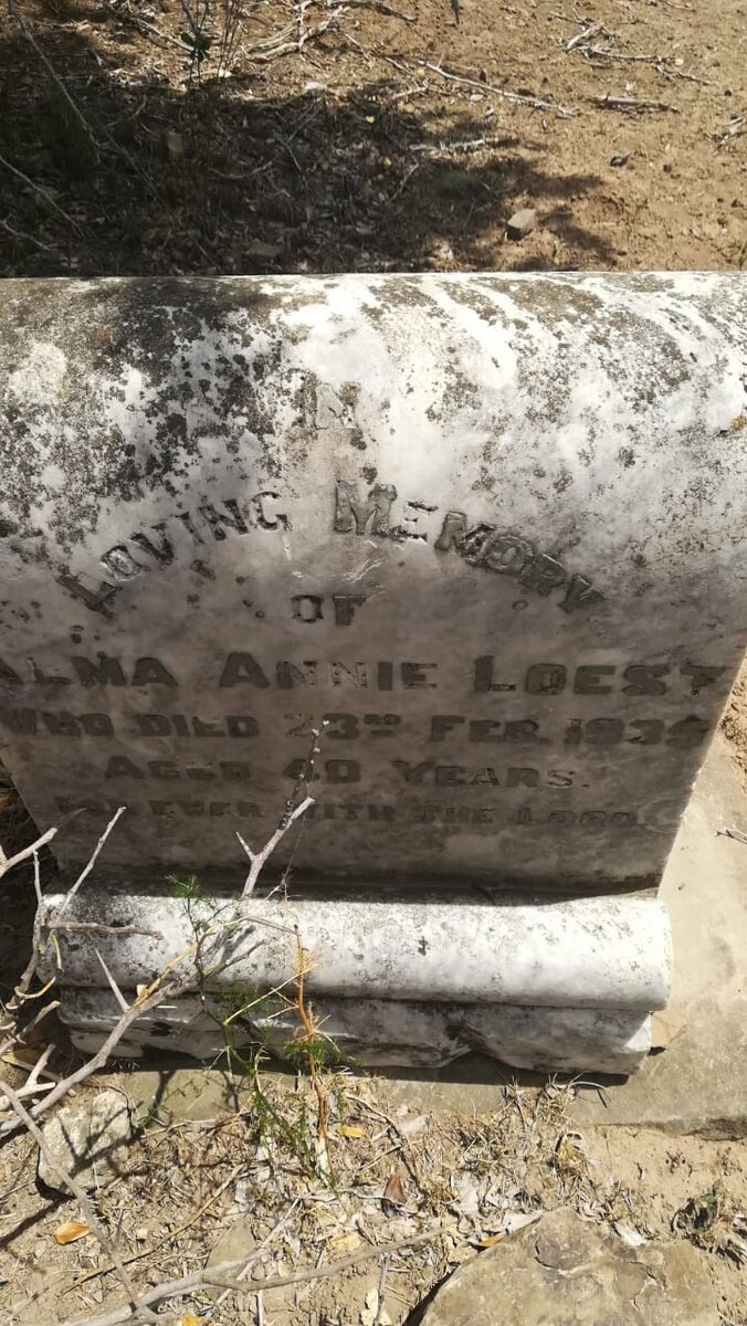 LOEST Alma Annie -1935