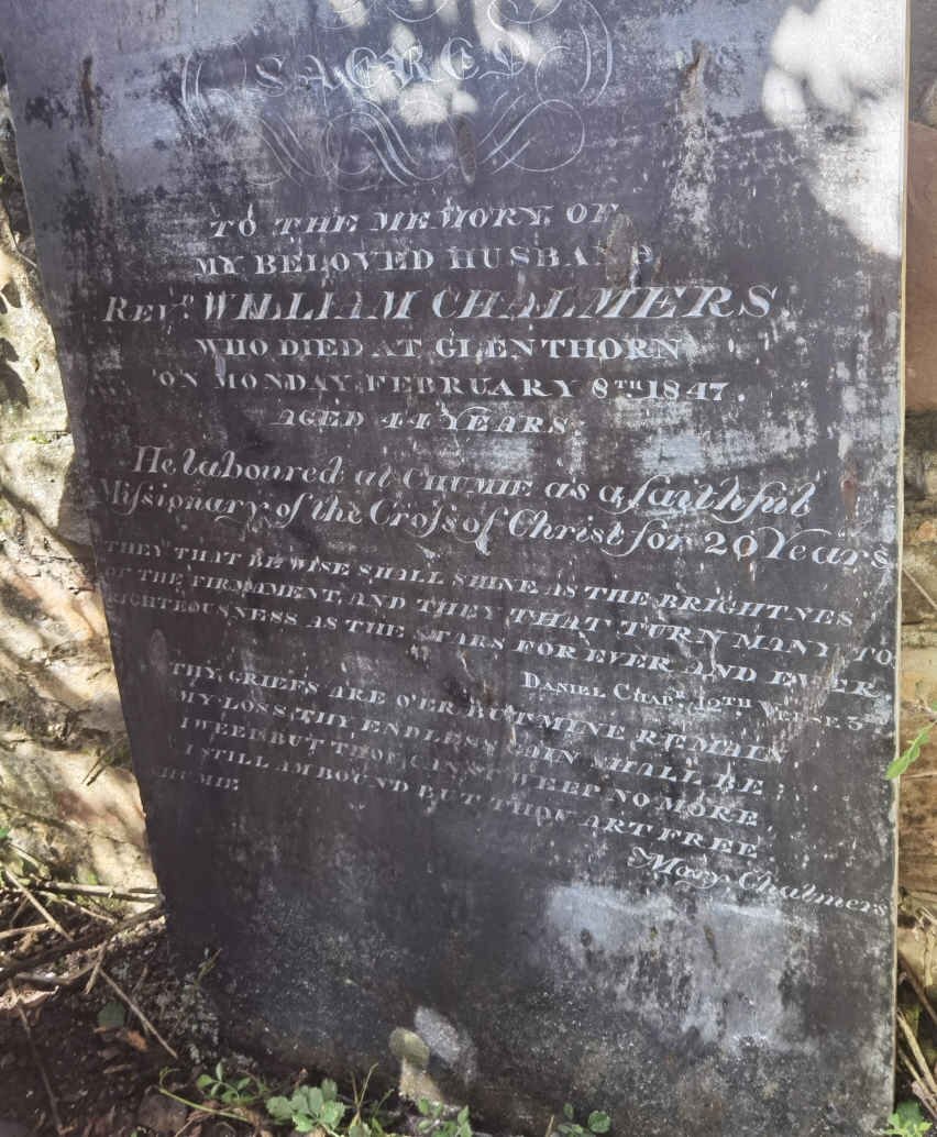 CHALMERS William -1847