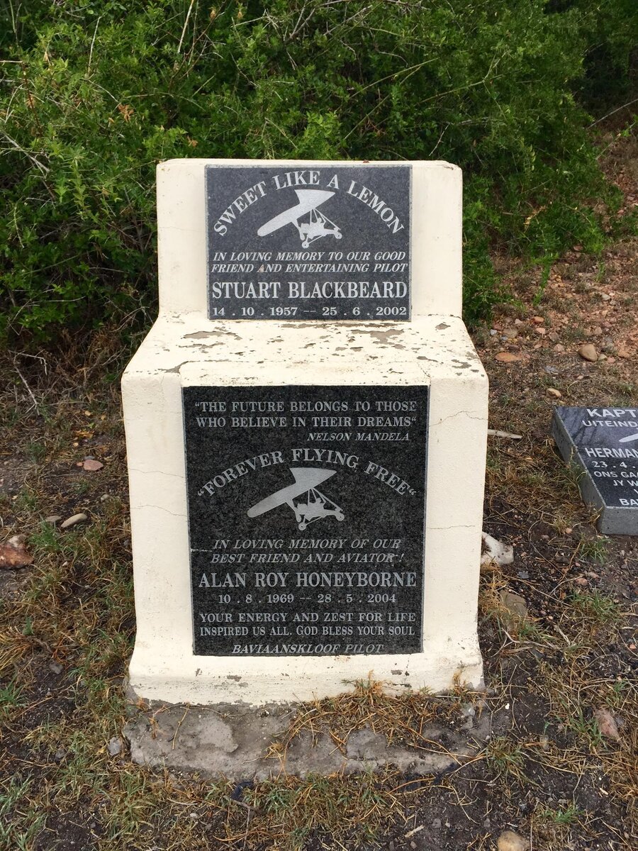 BLACKBEARD Stuart 1957-2002 :: HONEYBORNE Alan Roy 1969-2004