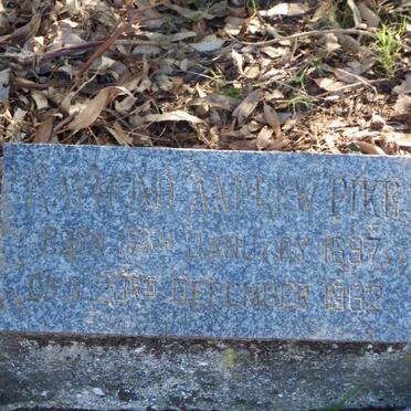 PIKE Raymond Andrew 1897-1962