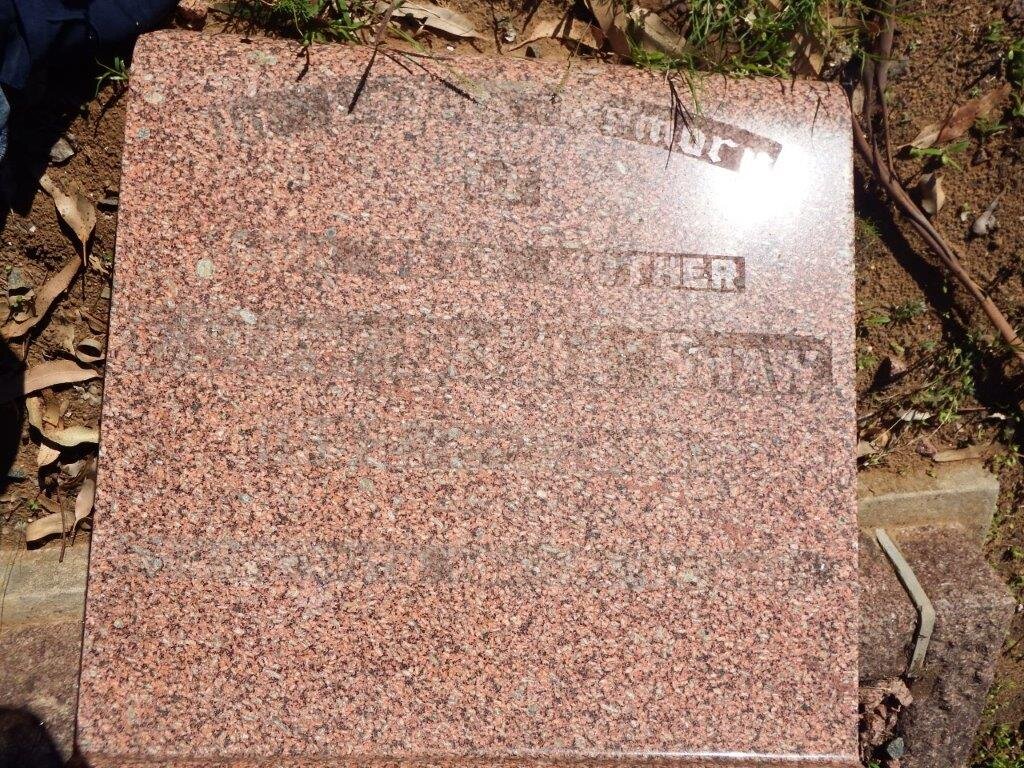 SHAW Ellen Olivia nee ELLIOTT 1862-1953