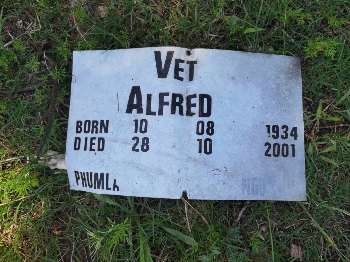 VET Alfred 1934-2001
