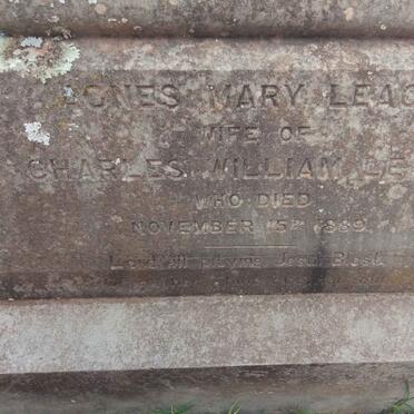 LEACH Agnes Mary -1889