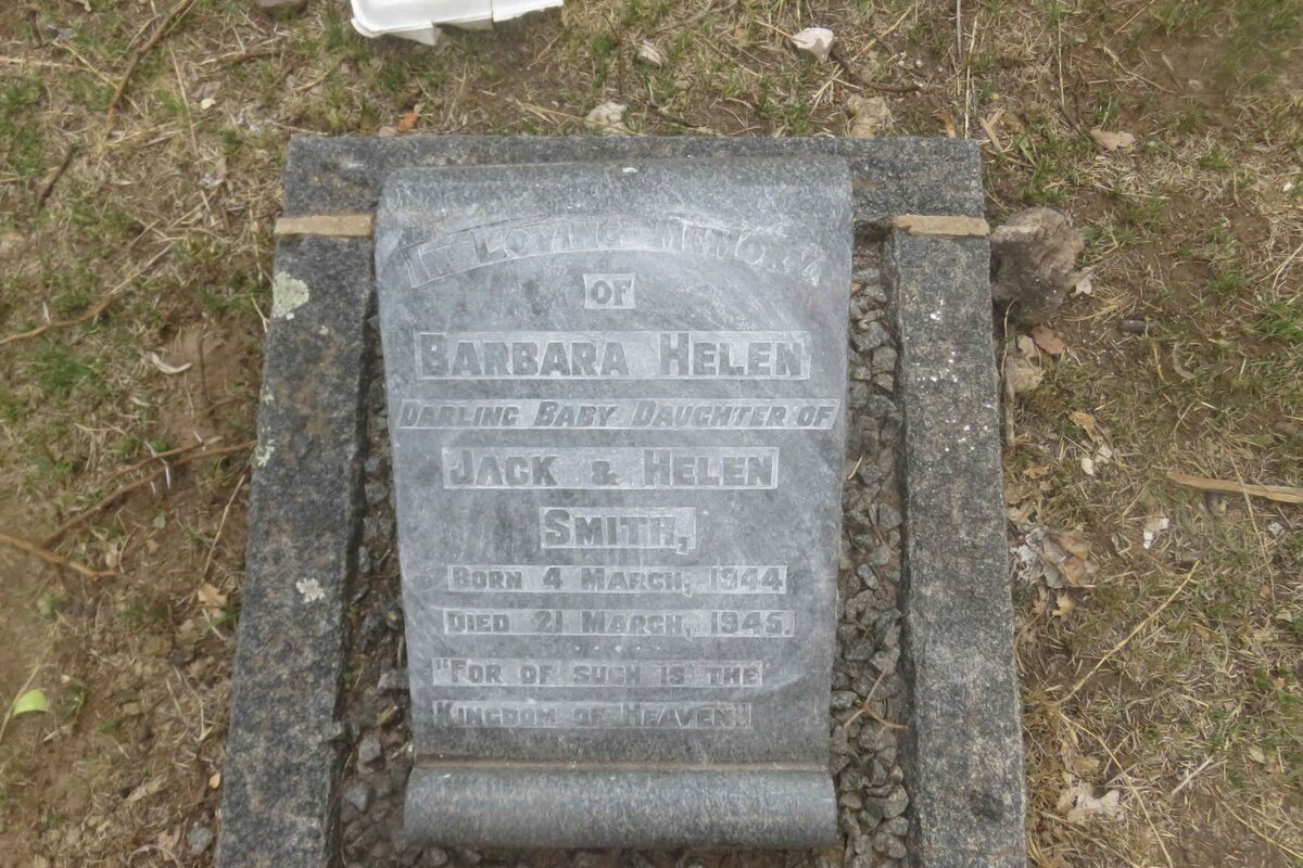 SMITH Barbara Helen 1944-1945