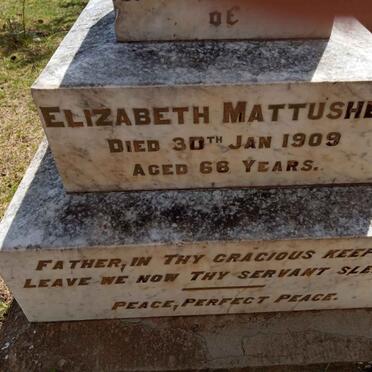 MATTUSHEK Elizabeth -1909