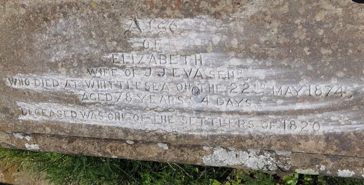 EVA James J. -1881 &amp; Elizabeth -1874